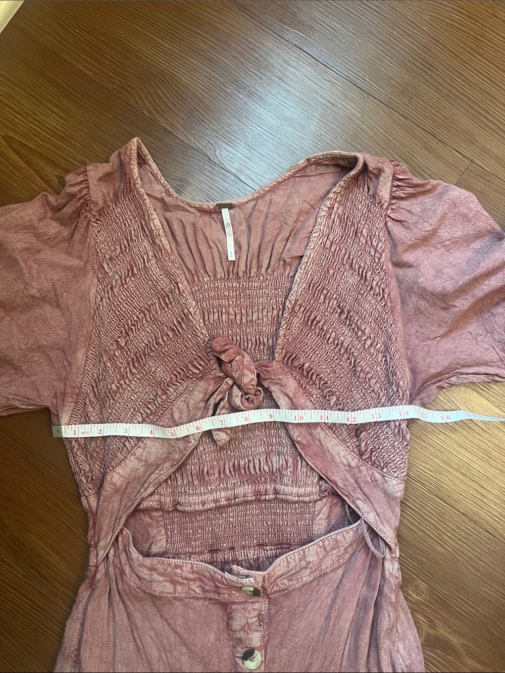 Free People String Of Hearts Button-Front Maxi Dress - Picture 3 of 7